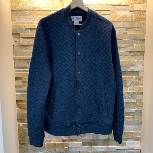 Original Penguin Knit Bomber Jacket - Picture 3 of 7